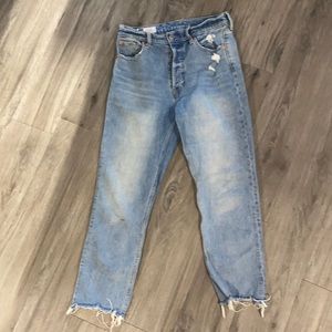 High rise jeans
